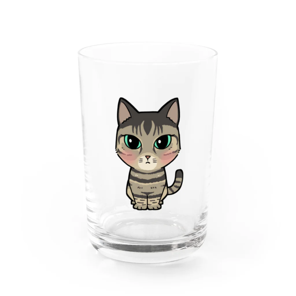 ラ ベル メールのはにゃちゃん Water Glass :front