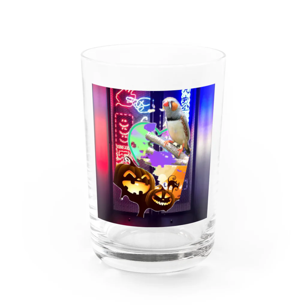 blueberry0mygotのヘビーハロウィーン Water Glass :front