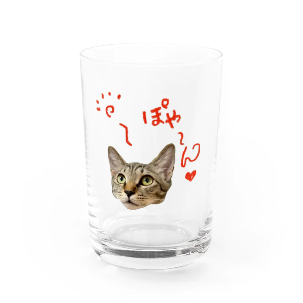 さくちゃん/マジで鉛筆画やってて良かった😭のぽやん子ちゃんシリーズ Water Glass :front