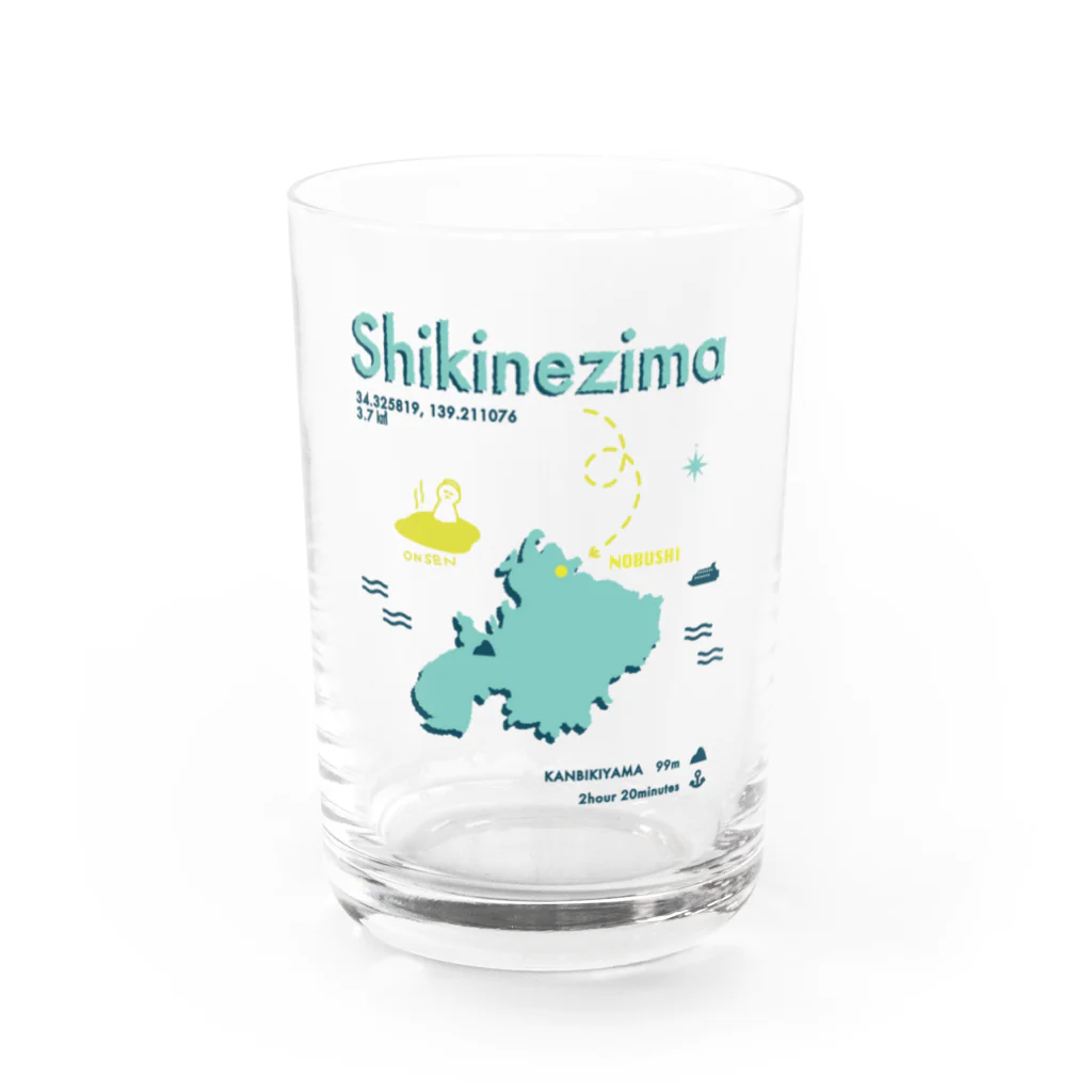 シマノカタチの式根島 Water Glass :front