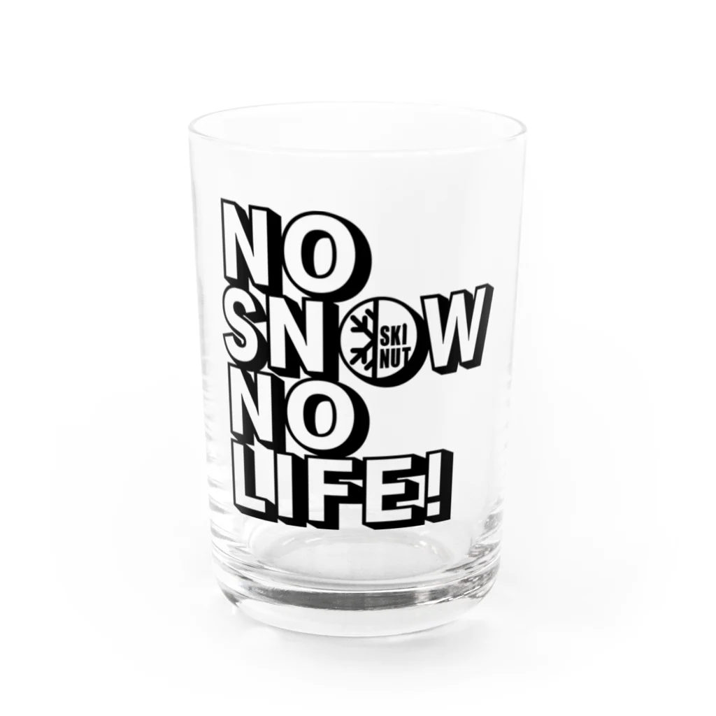 SKI NUT OFFICIAL SHOPのSKI NUT　NO SNOW NO LIFE グラス前面