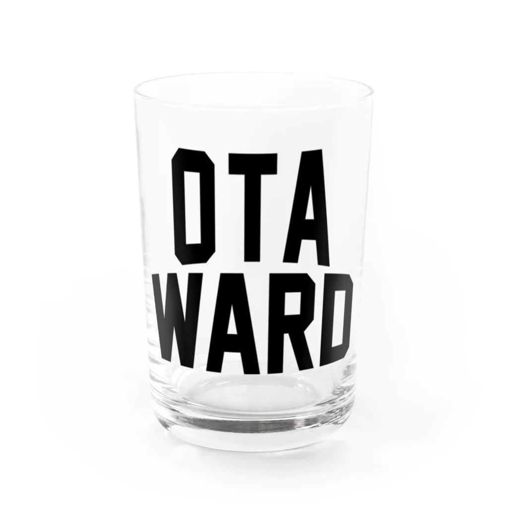 JIMOTOE Wear Local Japanの大田区 OTA WARD Water Glass :front