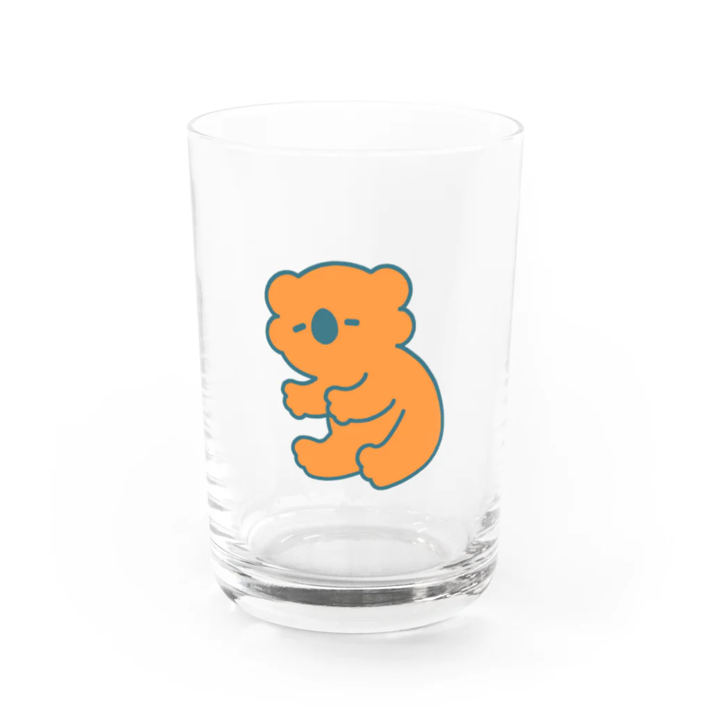 toca@こあらのスタンプ販売中！のおれんじこあら Water Glass :front