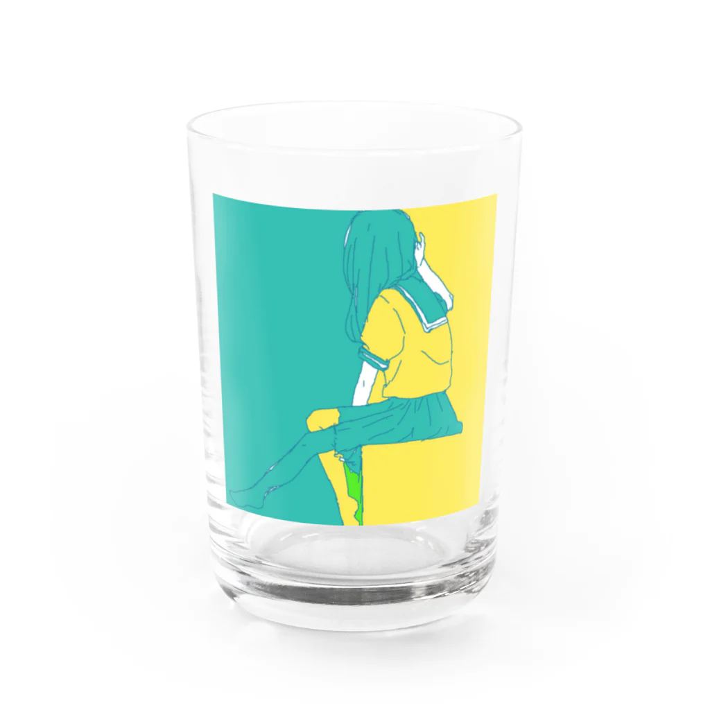 なんでも箱のツギハギ Water Glass :front