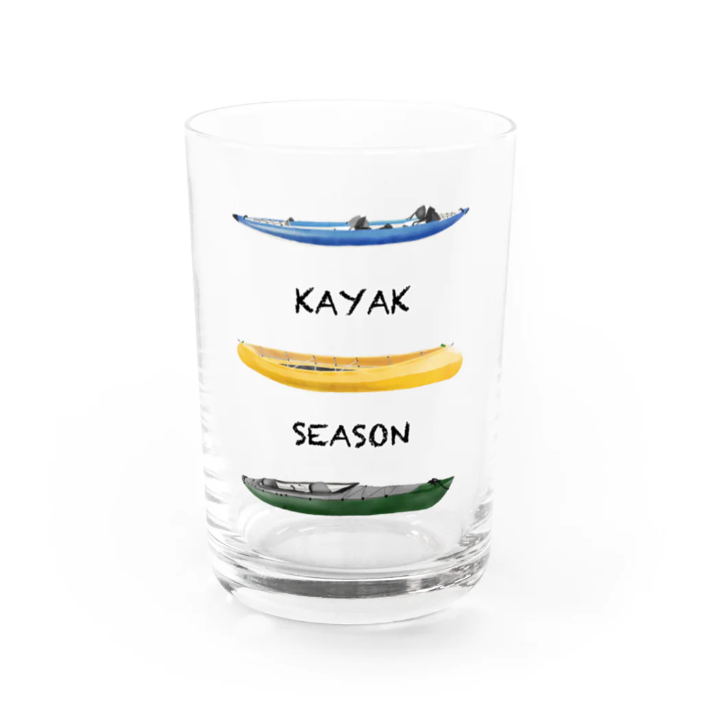 星空の教室　購買部のKAYAK SEASON Water Glass :front