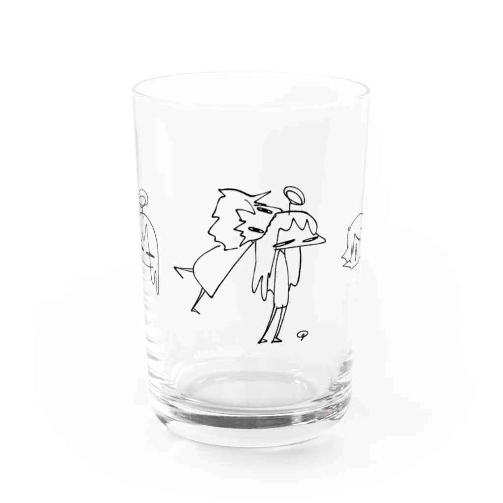 金魚救い放題マシーンの我慢ならない Water Glass :front