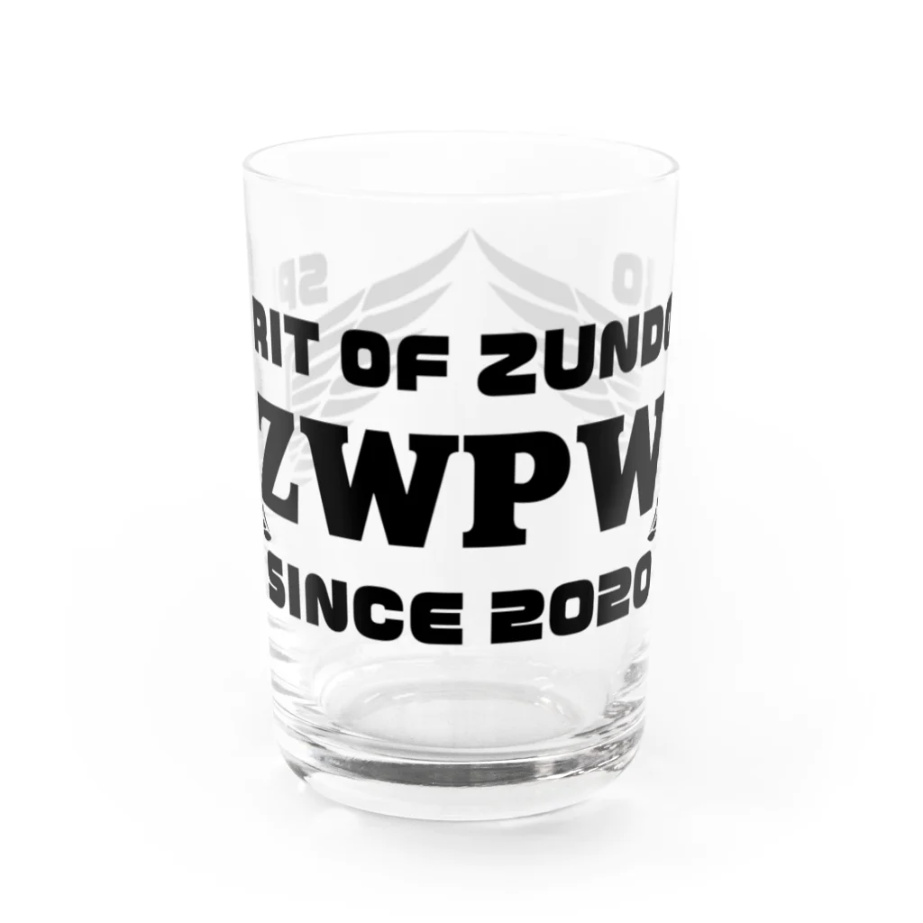 菊タローオフィシャルグッズ販売所のズンドコ女子プロレス Water Glass :front