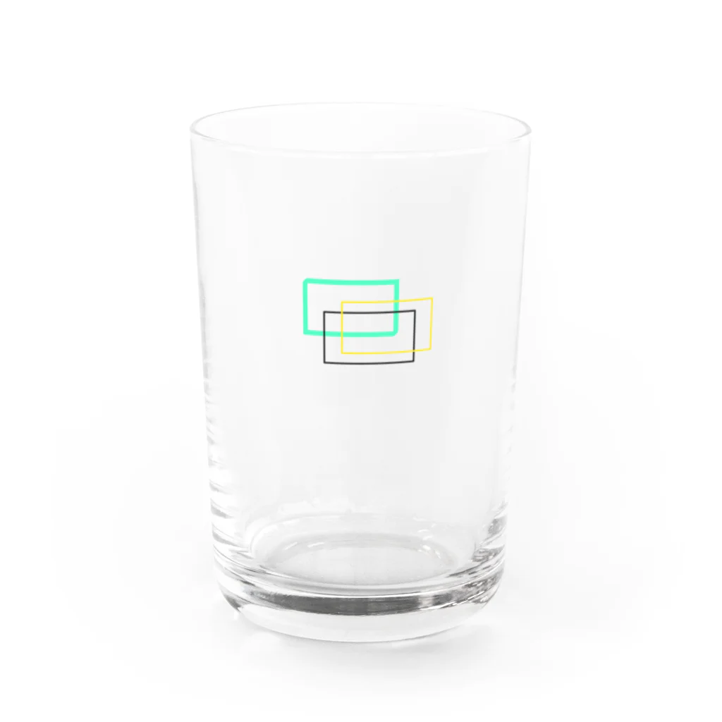 april2のまたきてしかく Water Glass :front