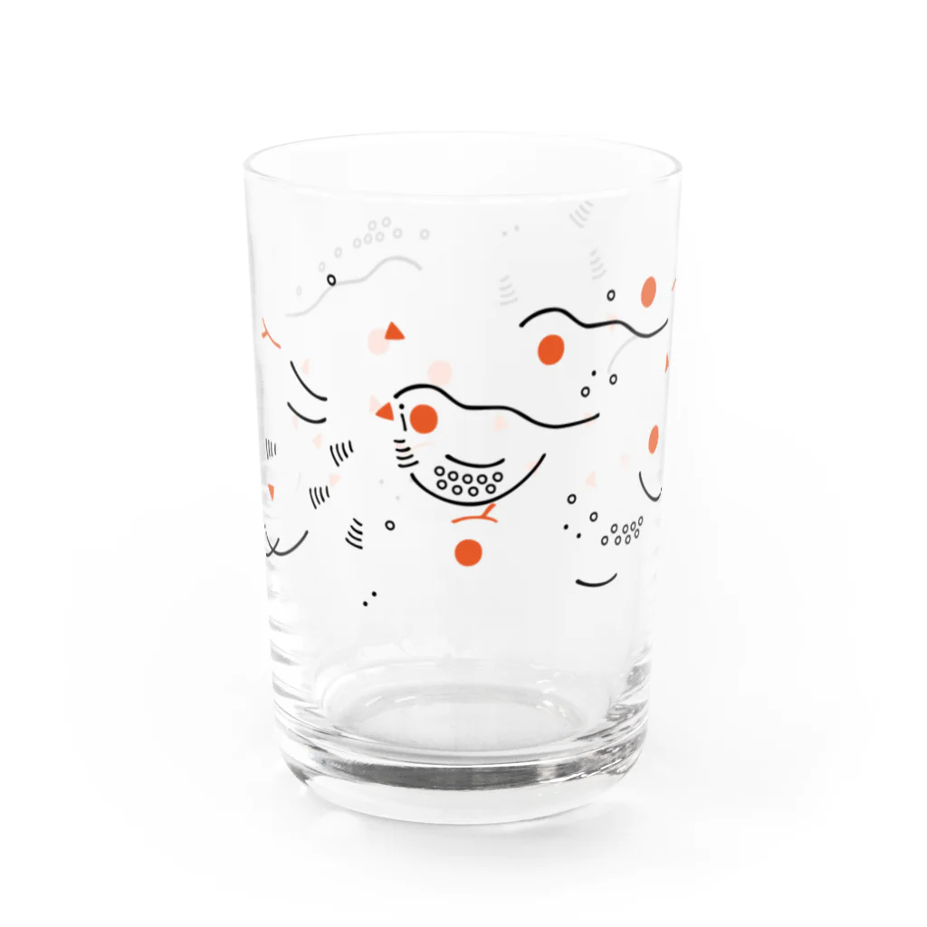 azucoのキンカグラス（ORANGE) Water Glass :front