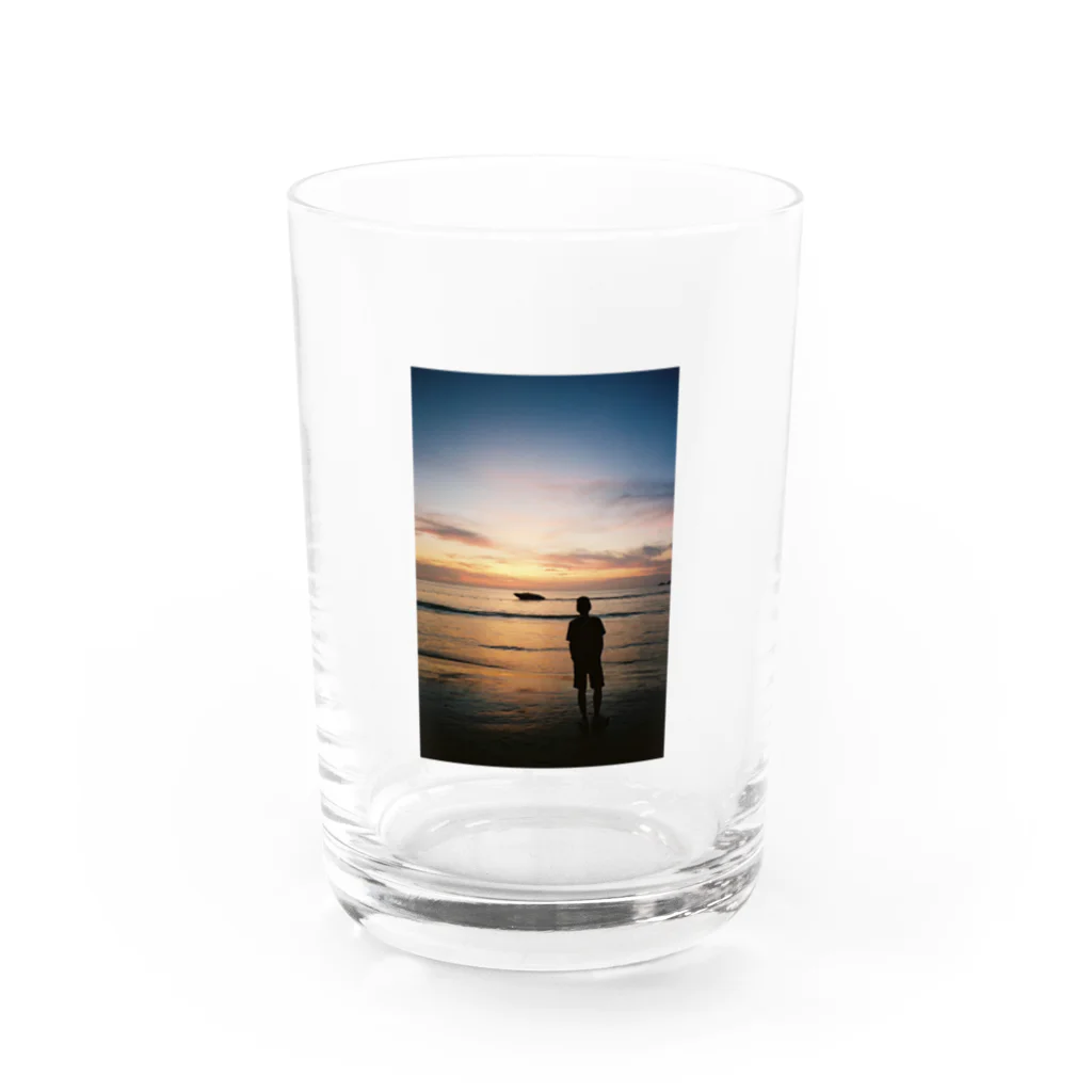 Tomoharu Abeのサンセットグラス Water Glass :front