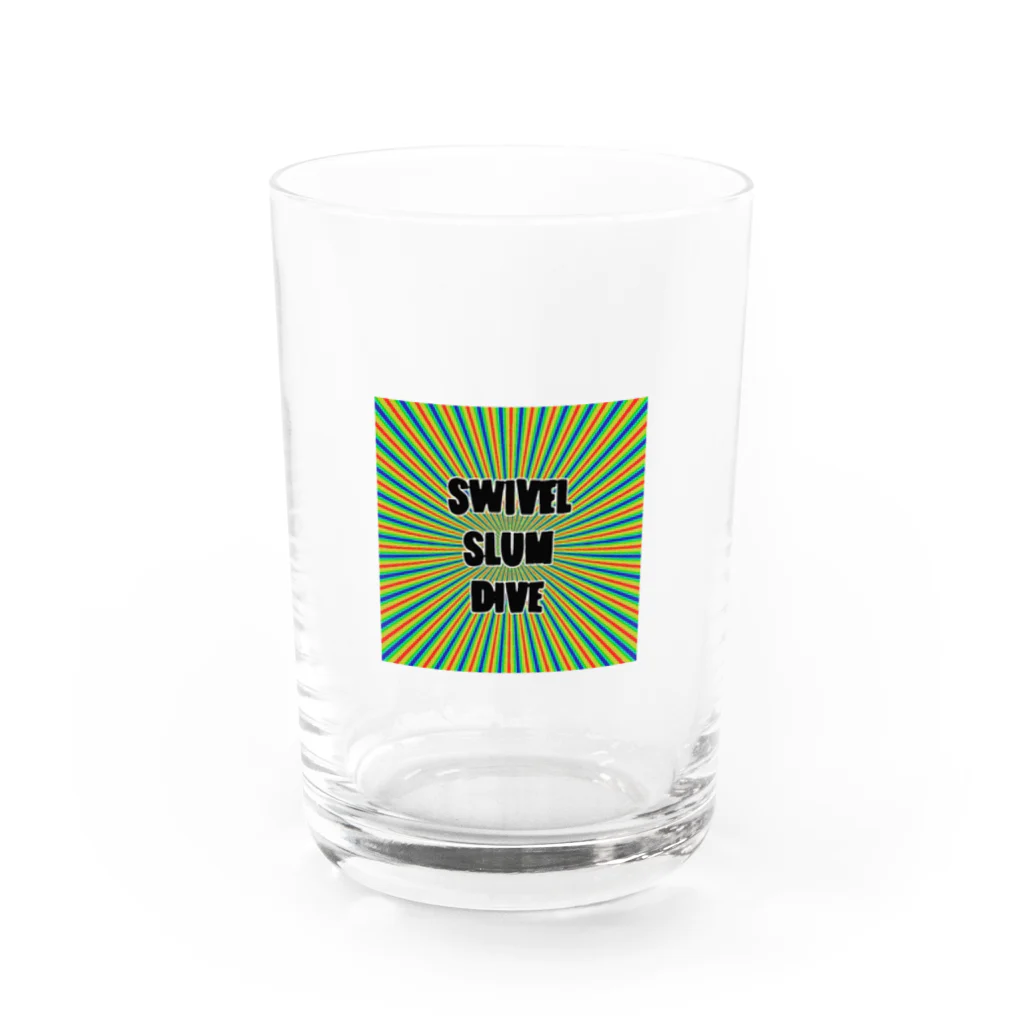 SWIVEL SLUM DIVEのSSDオリジナル グラス Water Glass :front