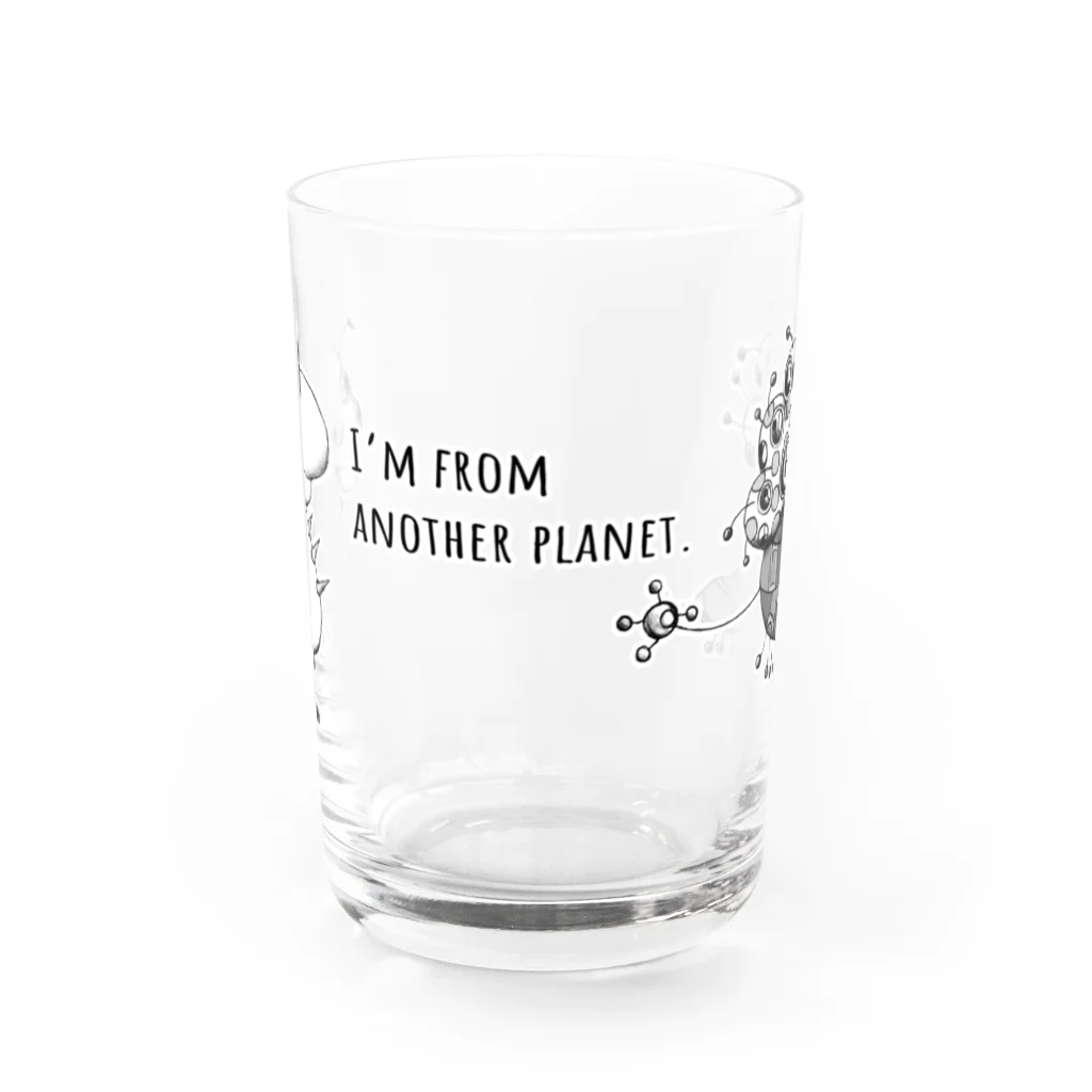 FROM ANOTHER PLANETのほかの星から来たグラス Water Glass :front