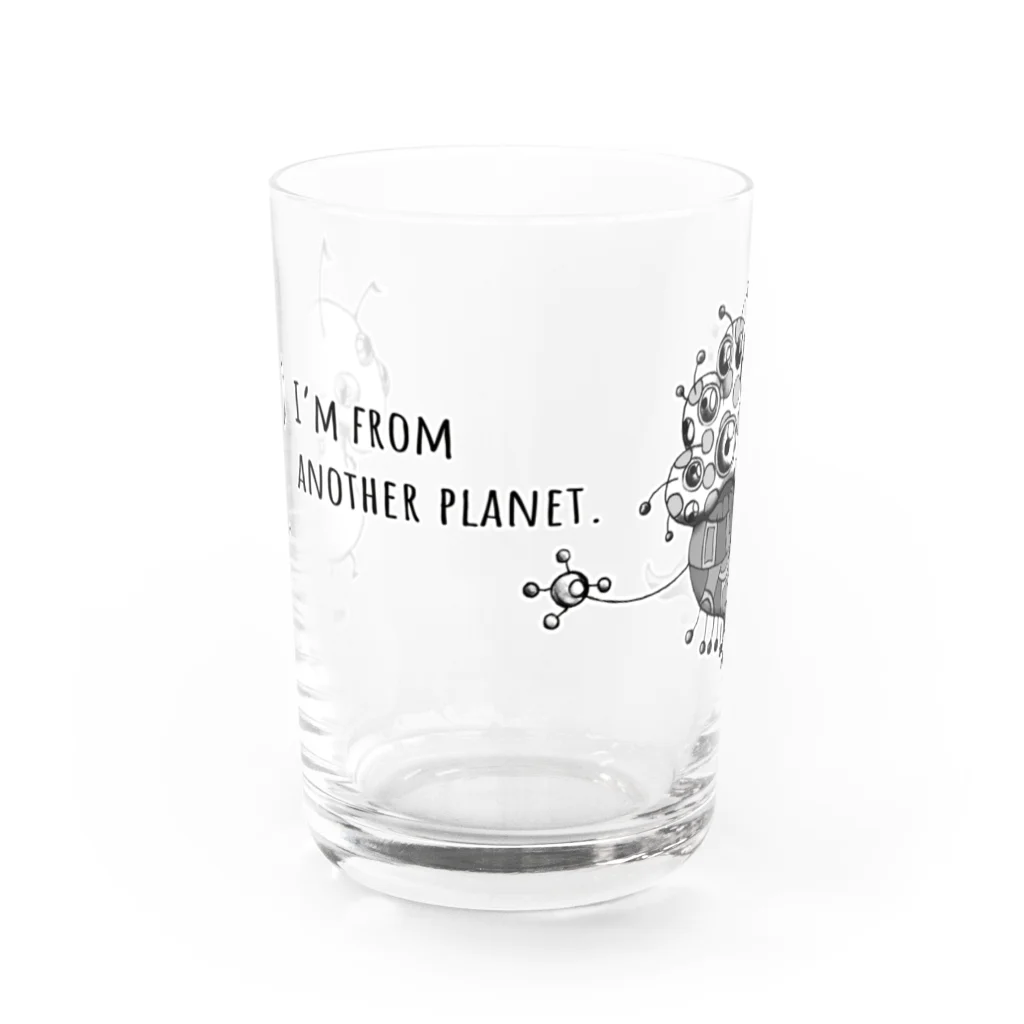 FROM ANOTHER PLANETのほかの星から来たマグ Water Glass :front