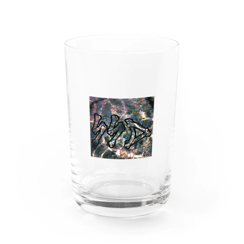 SWIVEL SLUM DIVEのキラキラグラス Water Glass :front