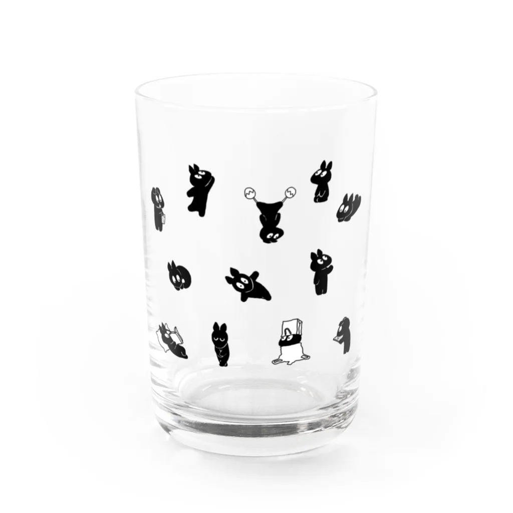 irusuのヨル族いろいろ Water Glass :front