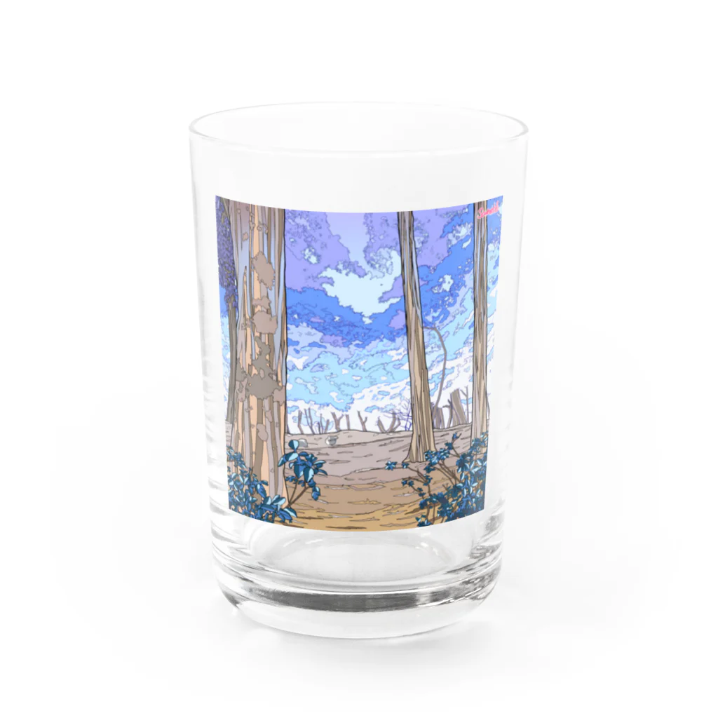 Sourambleの冬のはじまり Water Glass :front