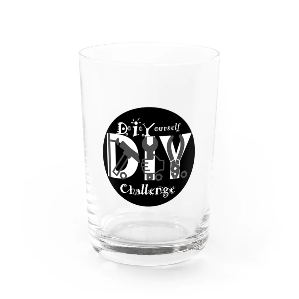 D.I.Y ChallengeのD.I.Y ChallengeグラスBlack Water Glass :front