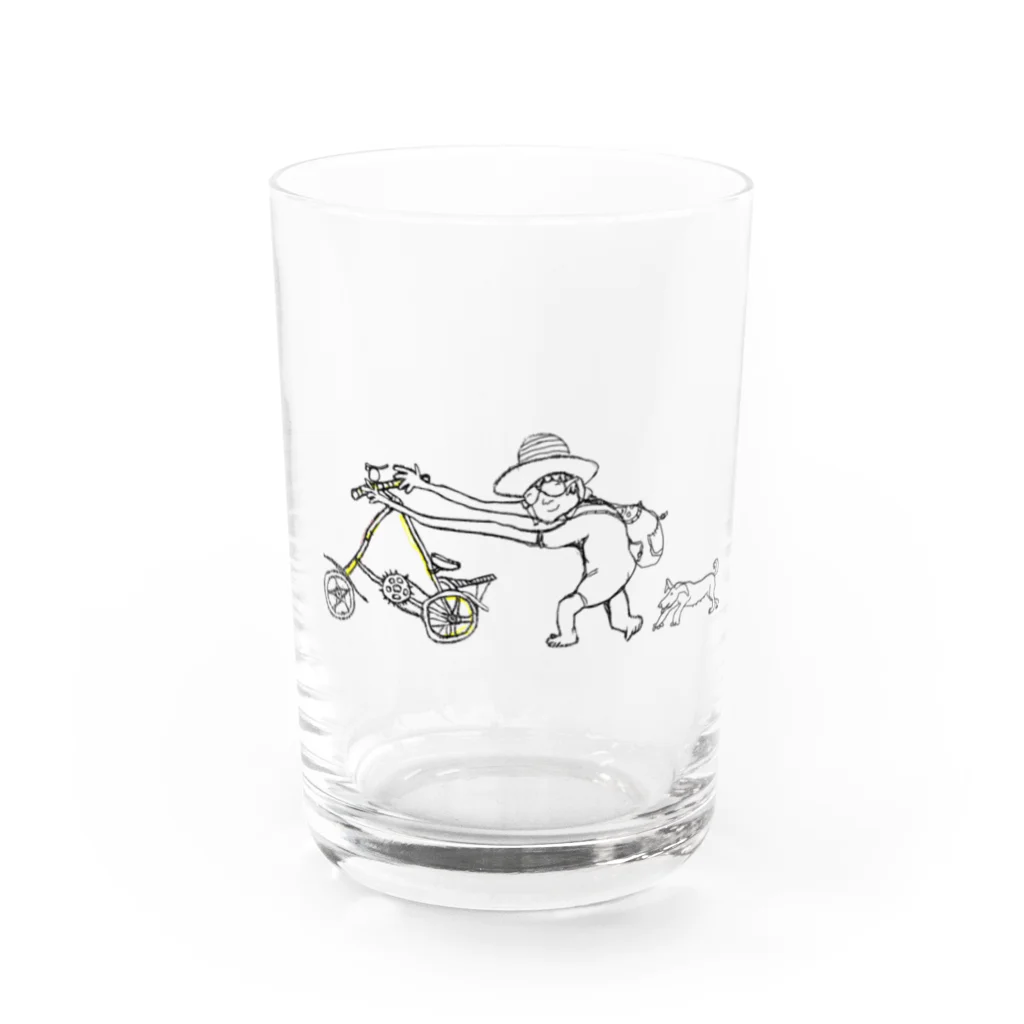 KariyushiYoronのyunaちゃんと犬 Water Glass :front