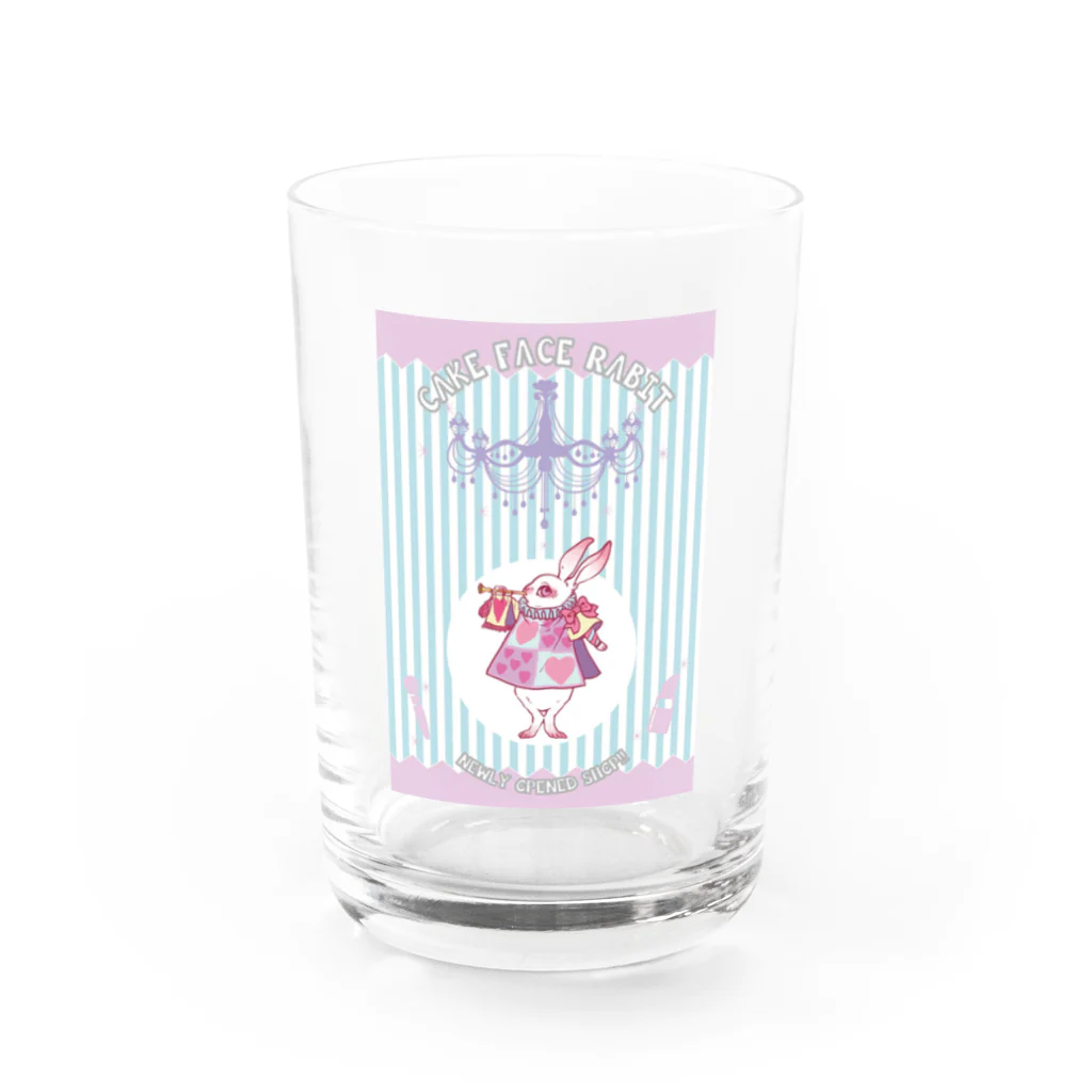 Kiyusama_bgmのCAKE FACE RABIT Water Glass :front