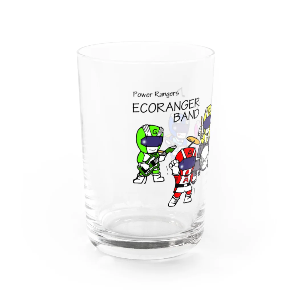 tamakichiのエコ戦隊　エコレンジャー★ Water Glass :front