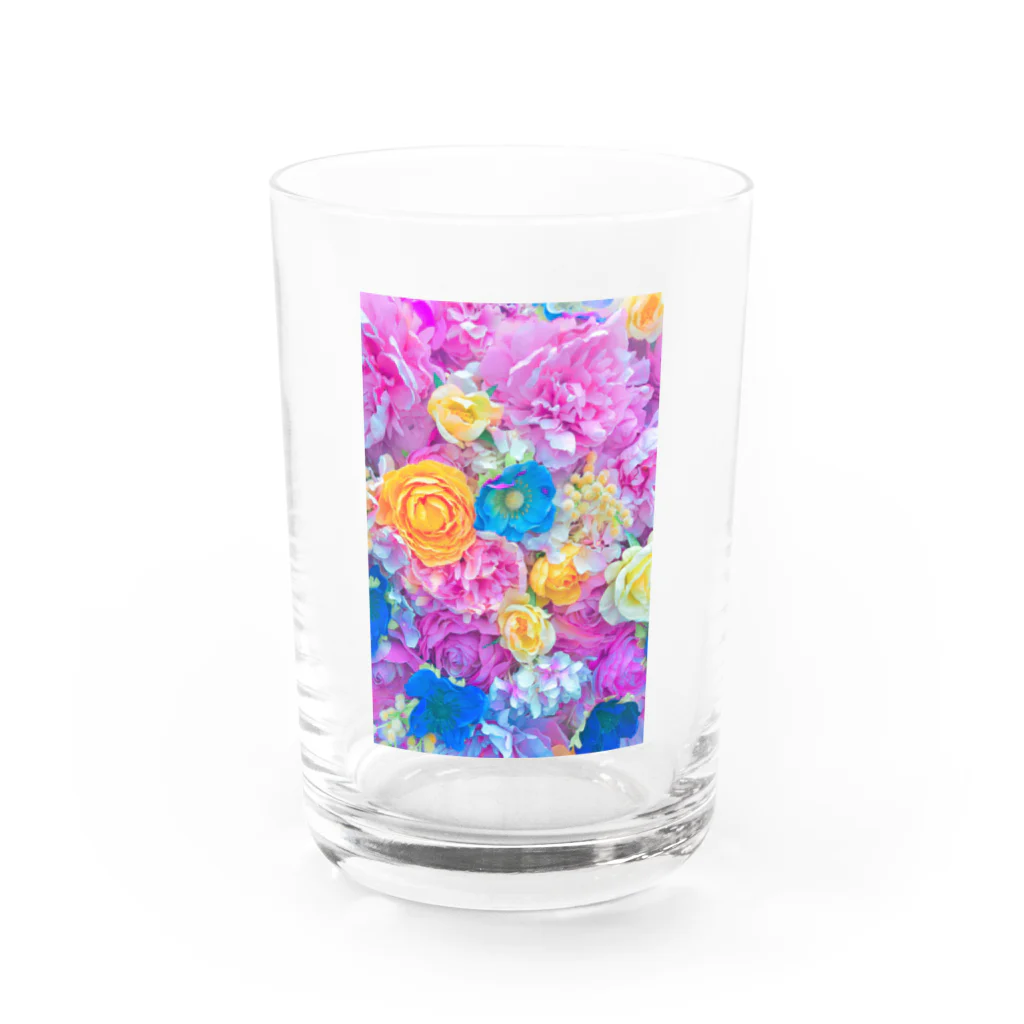 MoMoMの花柄 Water Glass :front