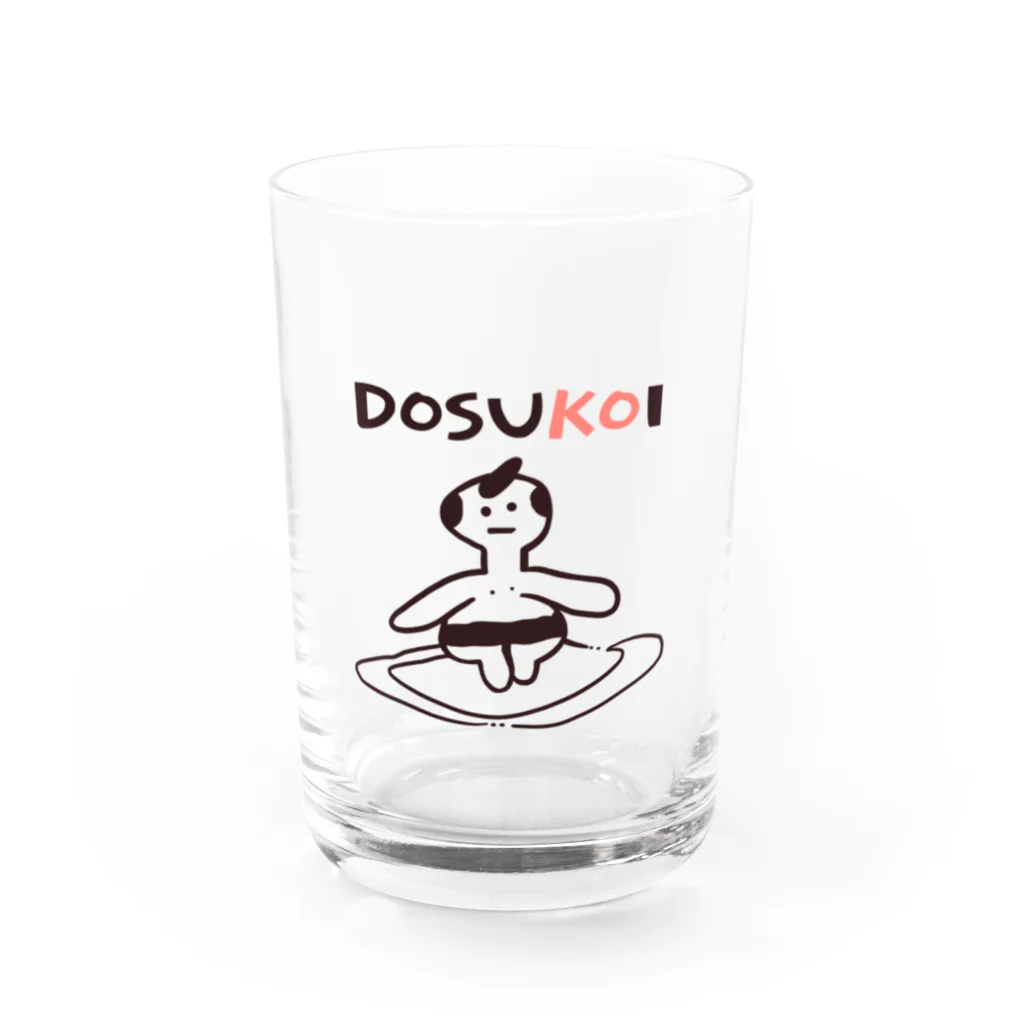 kappynoomiseのDOSUKOI Water Glass :front