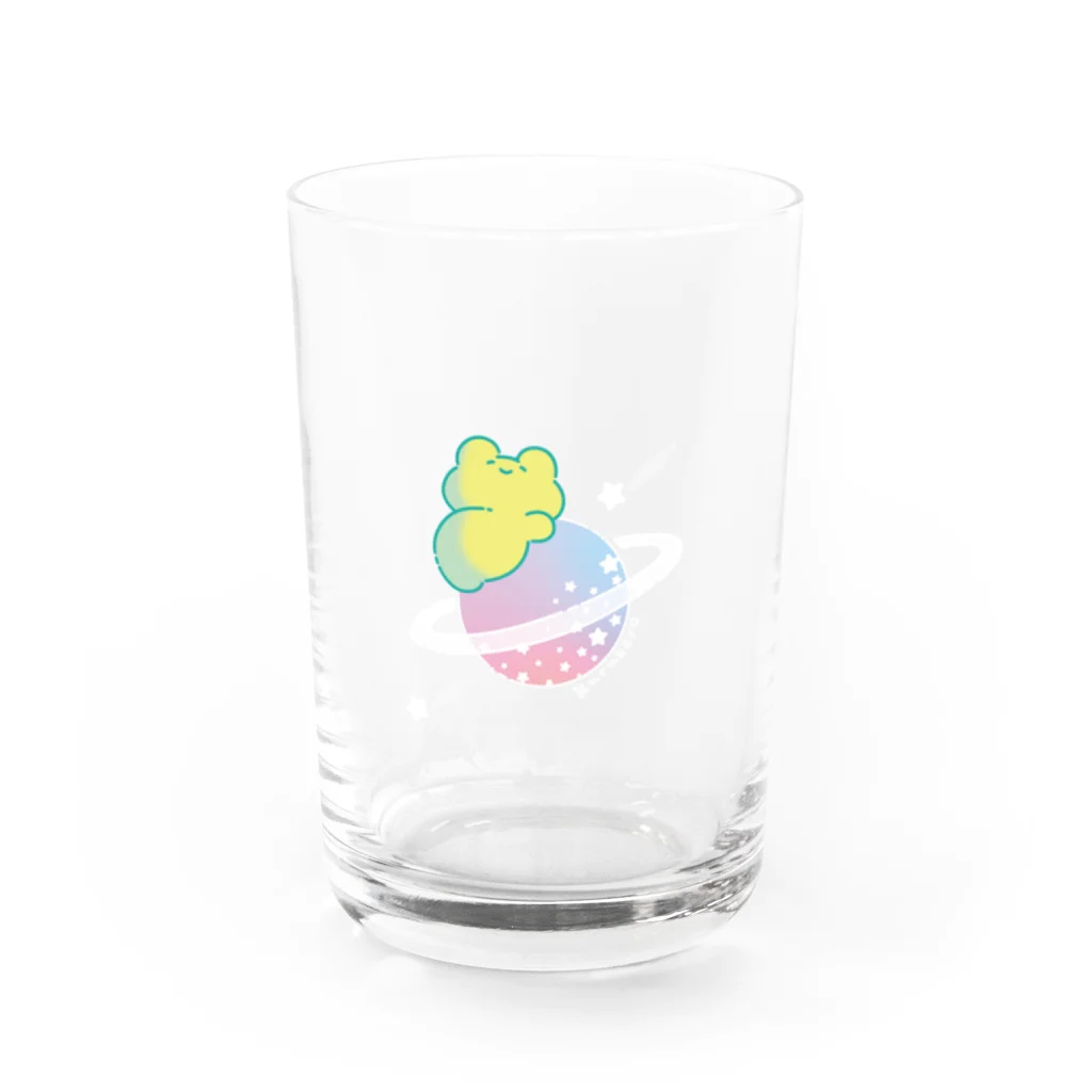 あぶけろのゆるけろ おん ざ ぷらねっと Water Glass :front