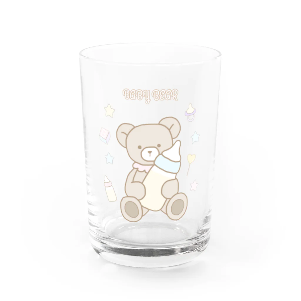 Sucre SoirのBABY BEAR パステル Water Glass :front