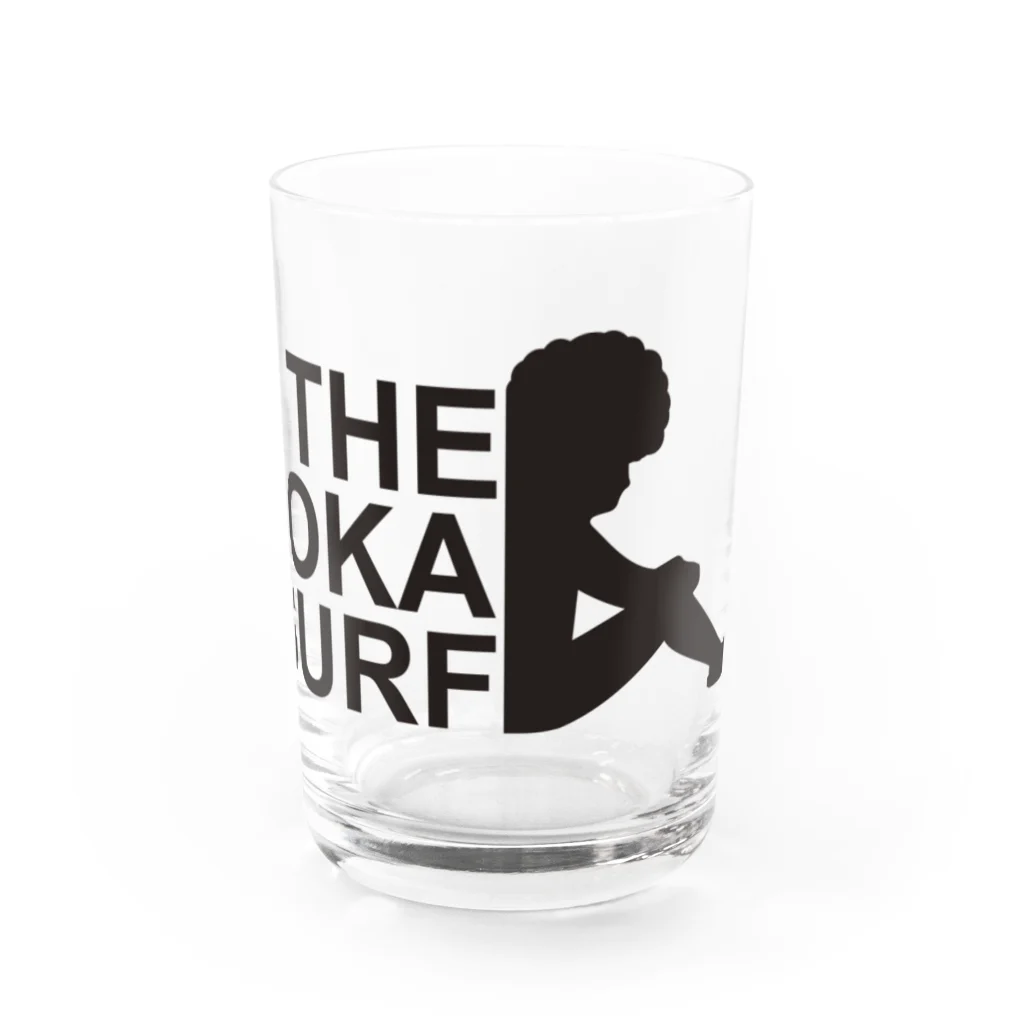 THE OKA SURFのSURF_THE OKASURF LOGO グラス前面