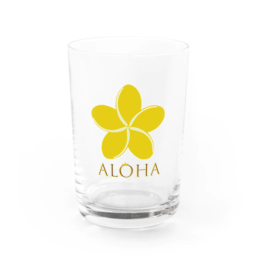 ザィミー＠育休ママ動画編集のZ★ALOHA Water Glass :front