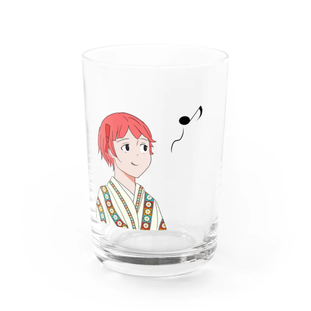 おしゃもじのトラ子 Water Glass :front