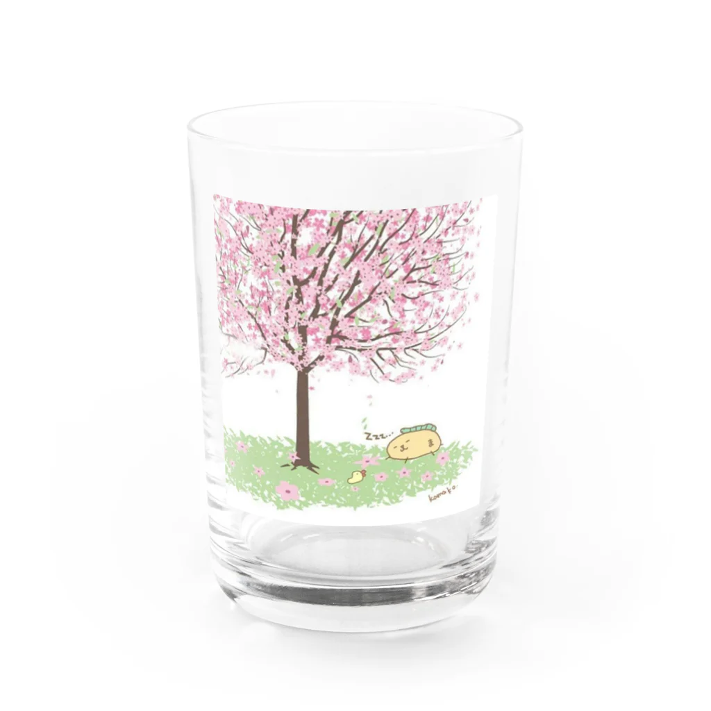 Kamakoのまるこいとのびたん Water Glass :front