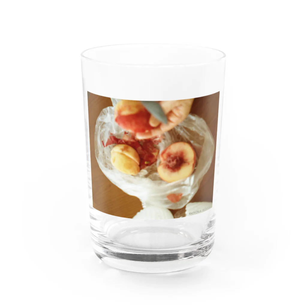 KiyokaのMomo Water Glass :front