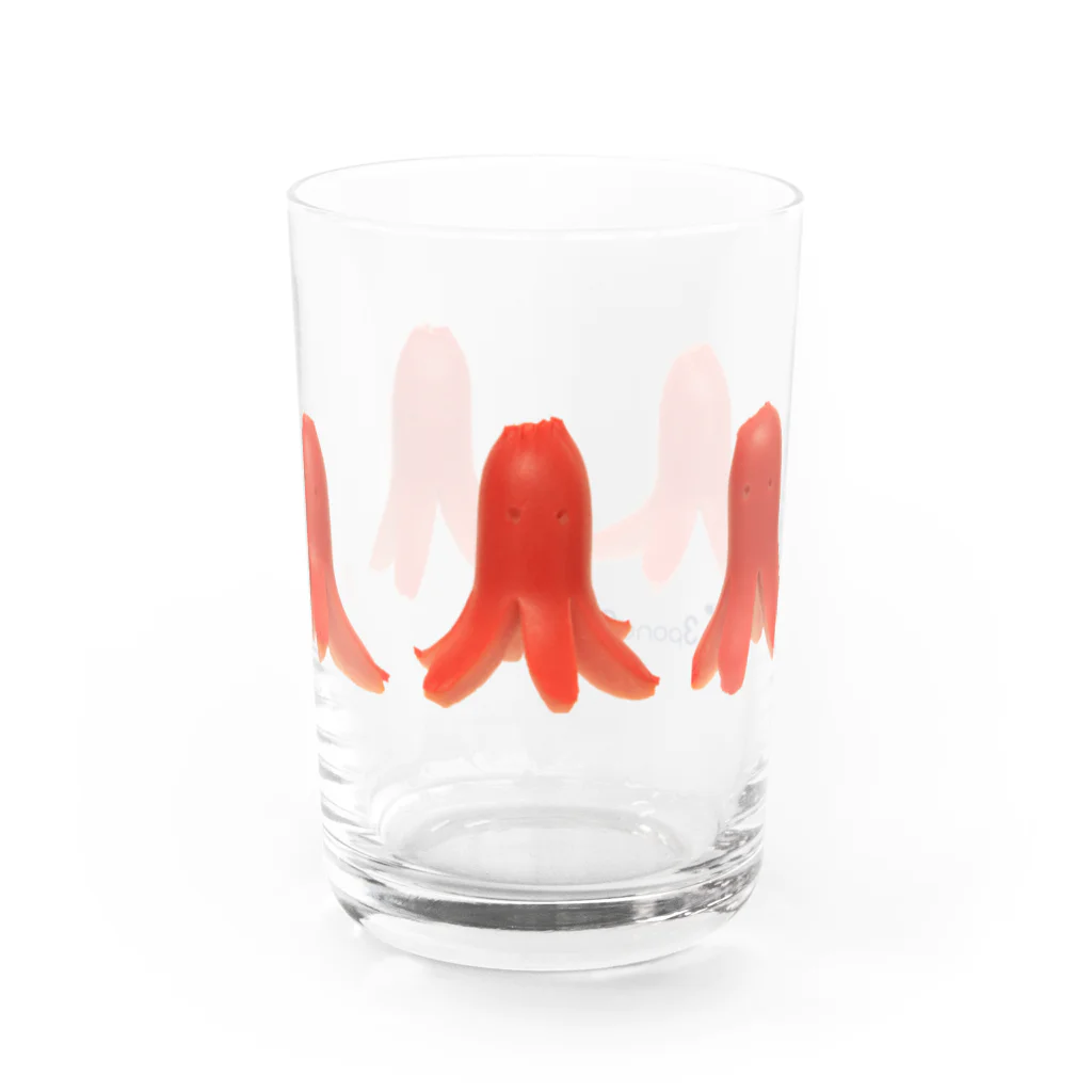 3pondSのタコ5 Water Glass :front