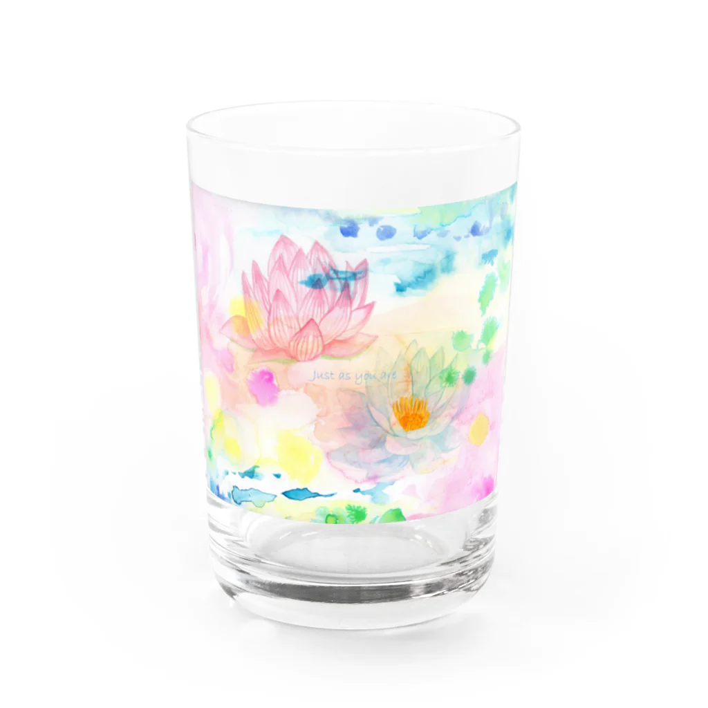 catanorynecoの青い鳥がなくとき -Just as you are- Water Glass :front