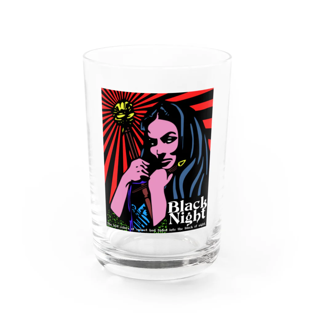 JOKERS FACTORYのBLACK NIGHT Water Glass :front