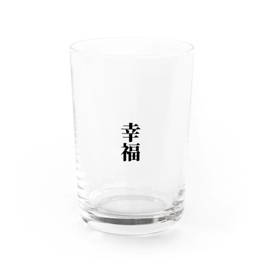 鬱めろ🎶の幸福 Water Glass :front