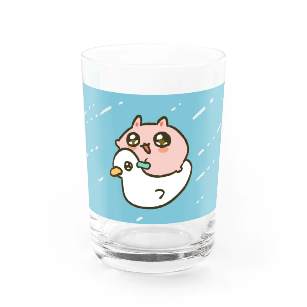 うににの森のうにに　～おまる～ Water Glass :front