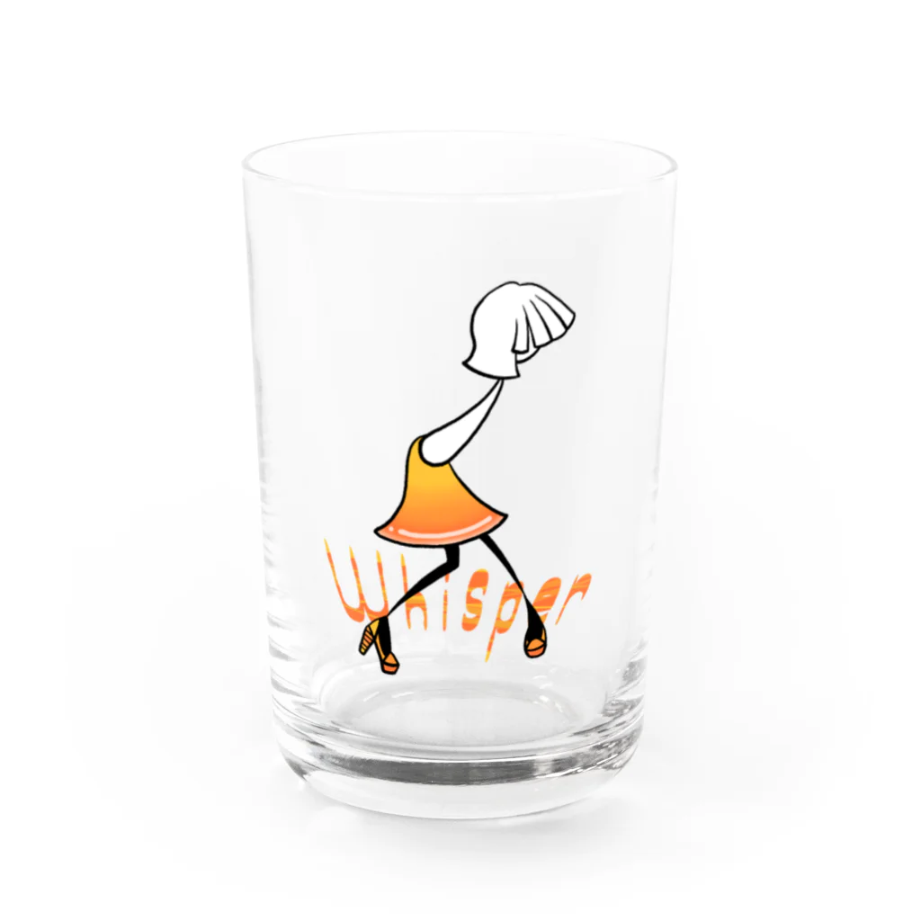 ウサネコのカクテル　ウィスパー Water Glass :front