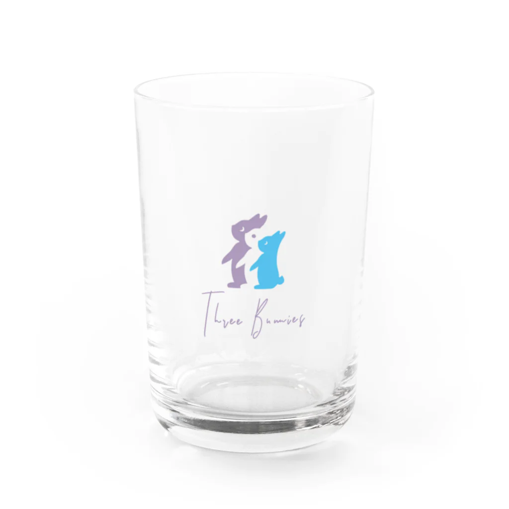 mikami🐬🏯身体弱いの三密のラビット Water Glass :front