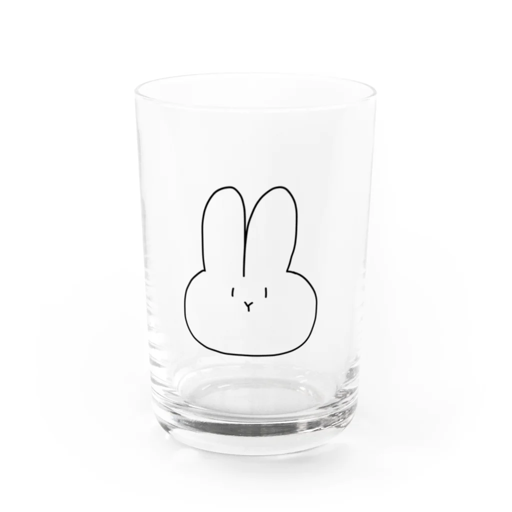 にじゅうよんDのうさぎ Water Glass :front