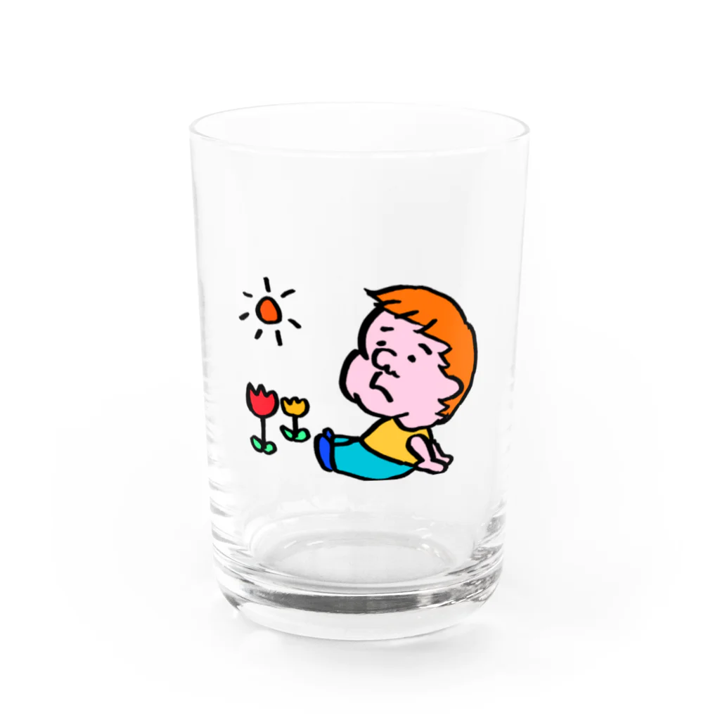 NasHataの癒し系キャラぶうちゃん Water Glass :front