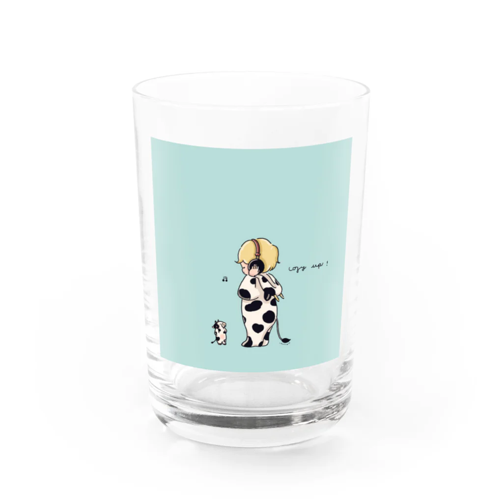 :trunk:chiyo のcozy boy Water Glass :front