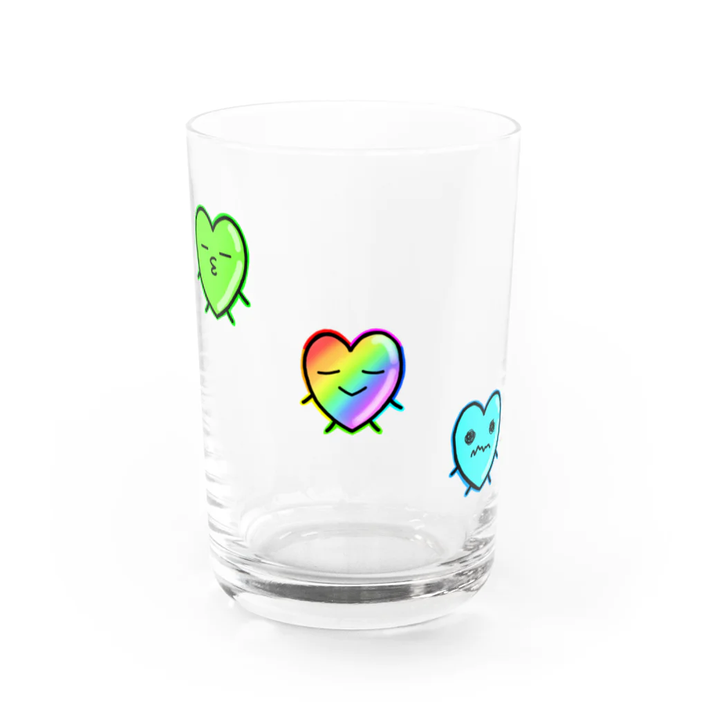 白浜優子の小部屋のハツくんグラス Water Glass :front