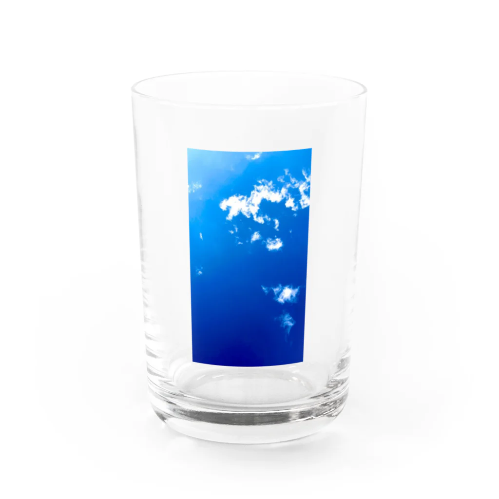 春宮涼の風景-青空の下 Water Glass :front