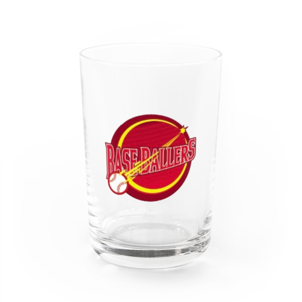 ベースボール一八のボーラーズロゴ Water Glass :front