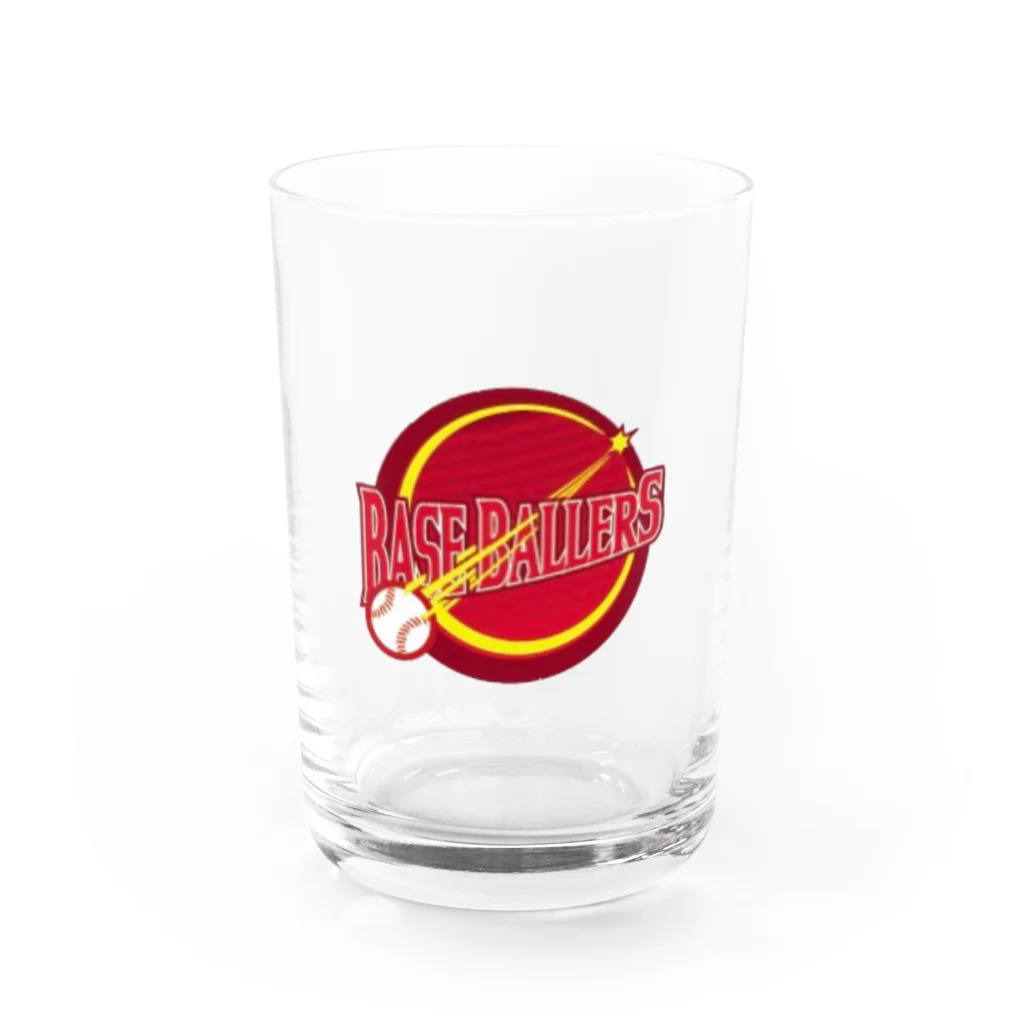 ベースボール一八のボーラーズロゴ Water Glass :front