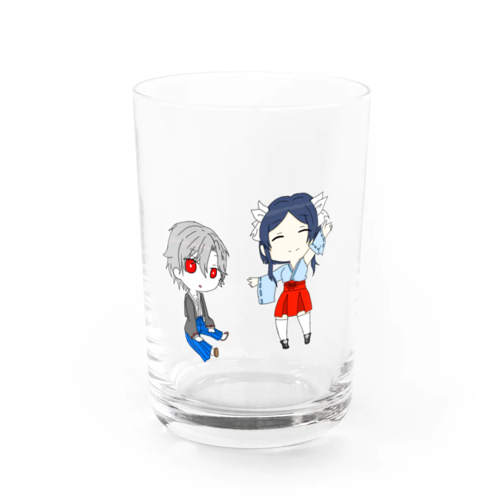 影狼の弥希・雅 Water Glass :front