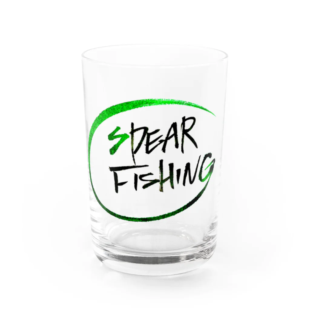 おさるさんのSPEAR FISHING・素潜り Water Glass :front