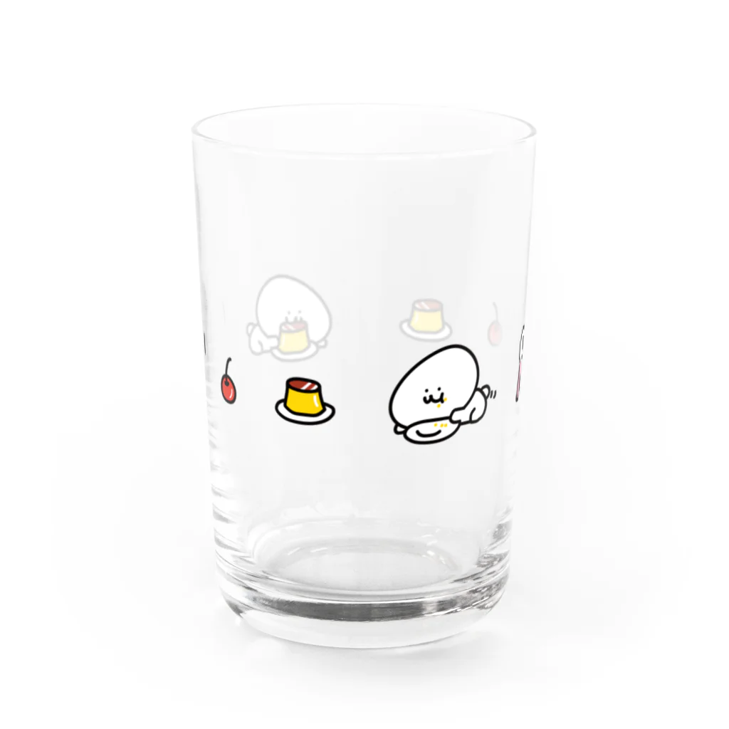 こめこのプリン Water Glass :front